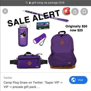 Golf Wang 2019 VIP backpack